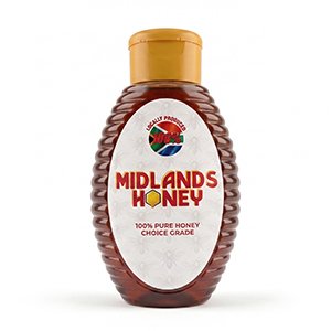 500g squeeze bottle of liquid honey from Midlands Honey